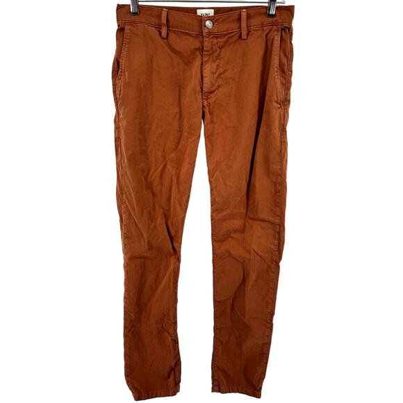Flint and Tinder 365 Pants Slim Fit Mid Rise Soft Tapered Orange 29x32